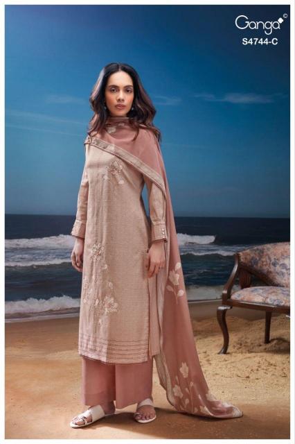 Ganga bivana 4744 cotton dress material wholesale in dubai